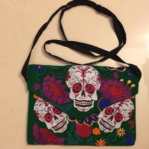 skull candy handcrafted purse